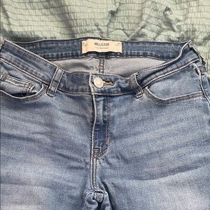 Hollister Women's High Rise Light Blue Jeans